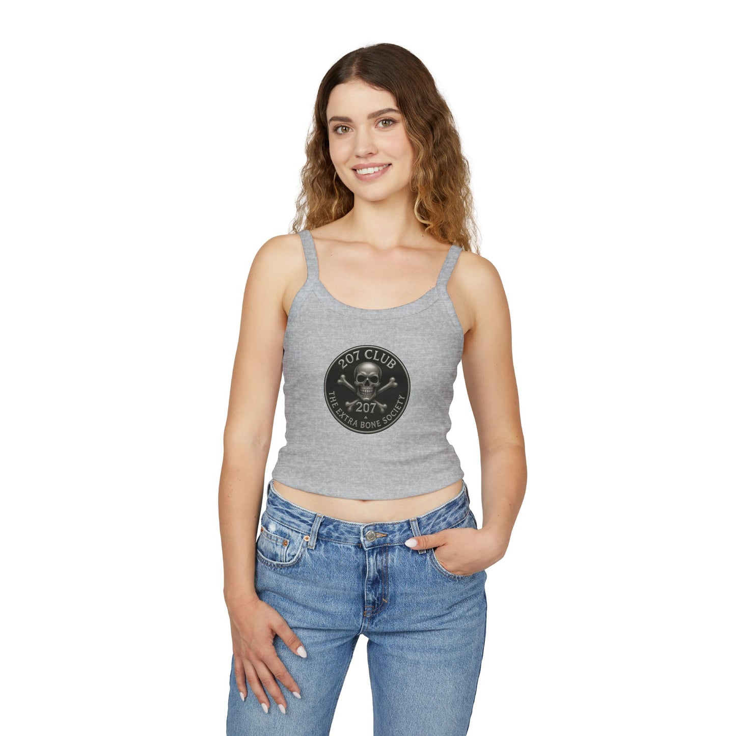 Skull Graphic Tank Top for Women, Casual Summer Wear, Trendy Festival Top, Perfect for Beach Days, Gift for Friends