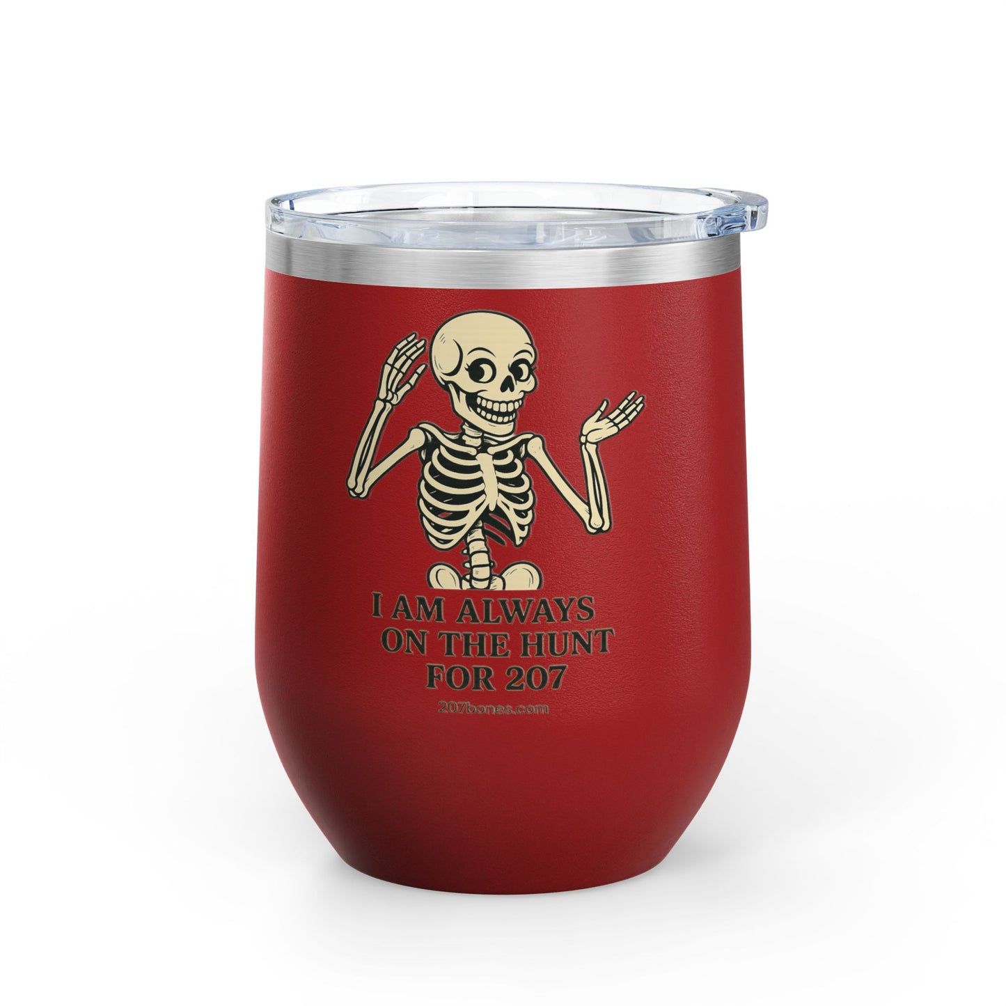 Charming Skeleton Wine Tumbler, Fun Gifts for Halloween, Unique Party Favor, Sip-Friendly, Durable Drinkware, Perfect for Wine Lovers