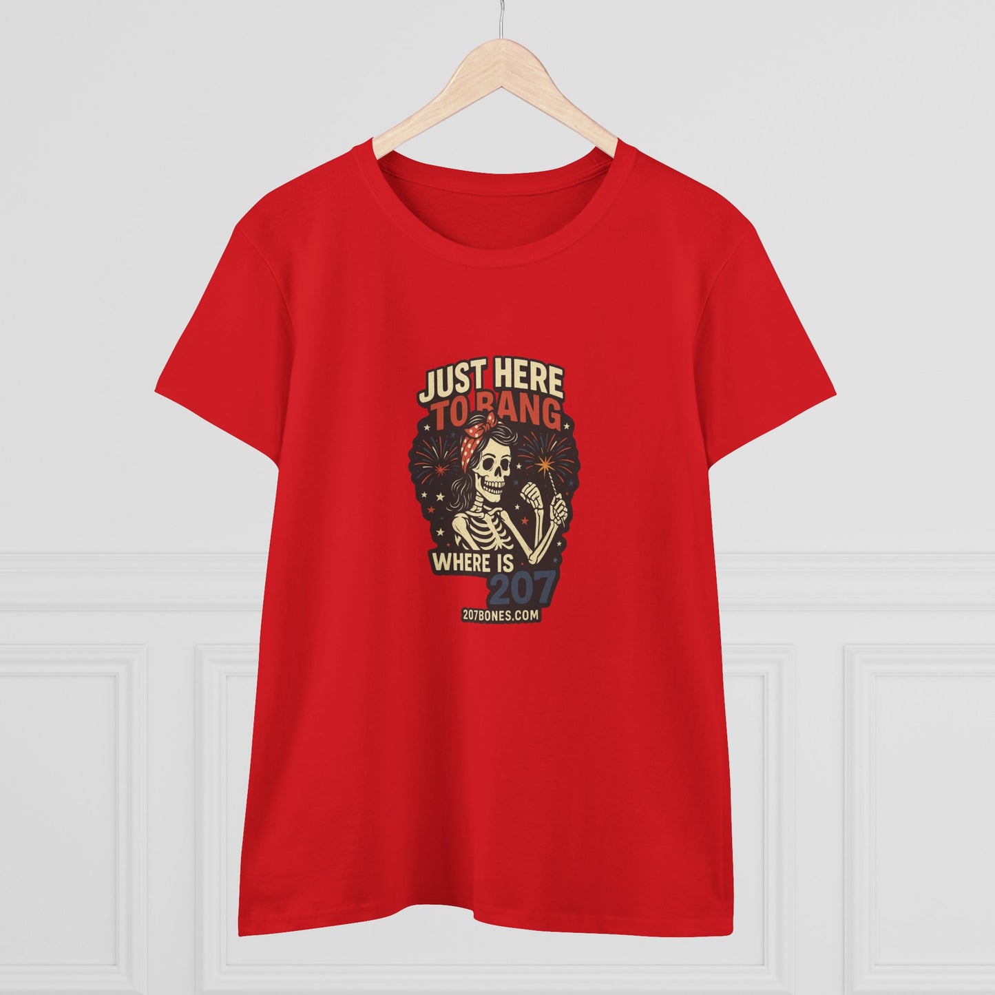 Casual Funny Graphic Tee - Just Here to Hang, Cute Gift for Friends, Halloween, Everyday Wear, Trendy Style, Comfortable Cotton Shirt