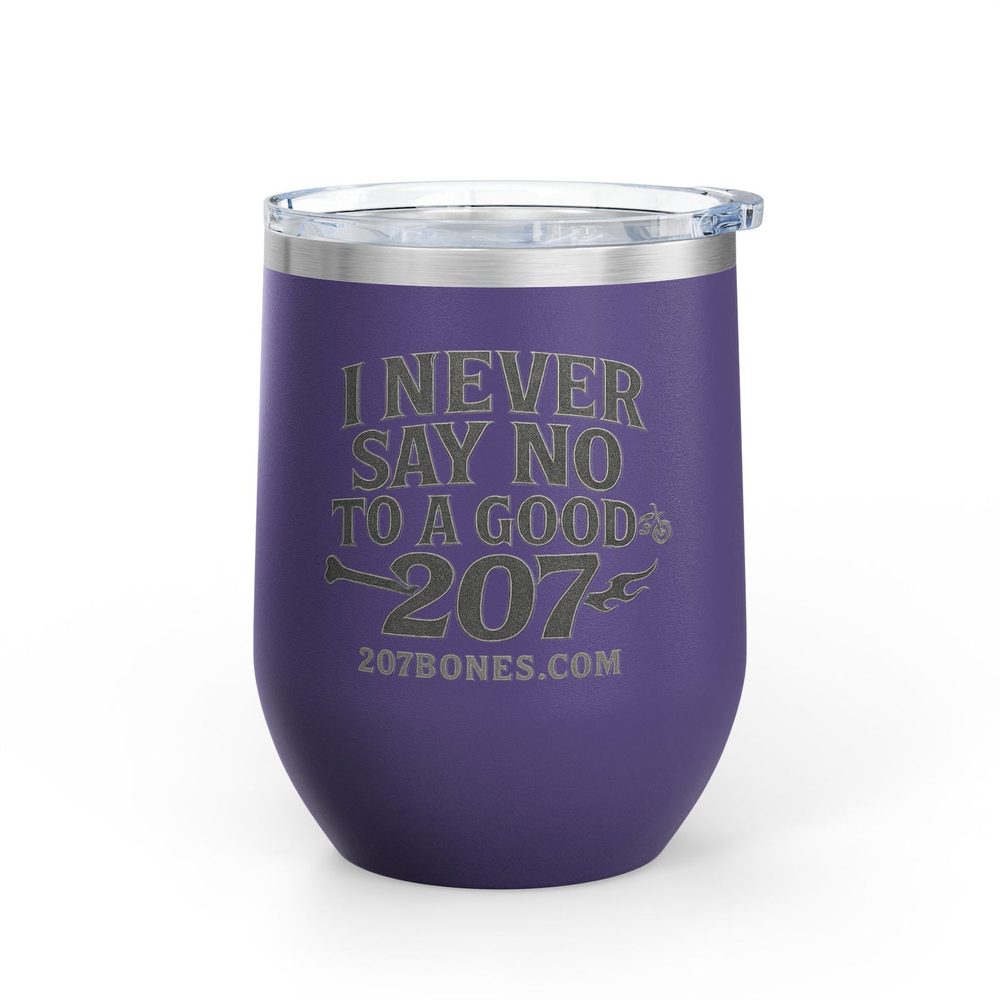 Funny Wine Tumbler - "I Never Say No to a Good" - Perfect Gift for Wine Lovers, Outdoor Enthusiasts, Parties, and Celebrations