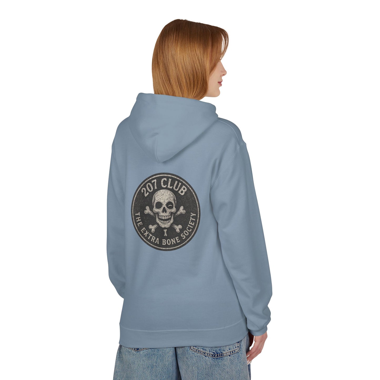 Chic Skull & Lip Print Hoodie, Graphic Sweatshirt for Fashion Lovers, Perfect for Cozy Days, Gifts for Friends, Halloween Outfit