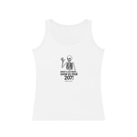 Women's Skeleton Graphic Tank Top, Fun Halloween Shirt, Cute Summer Tee, Party Apparel, Unique Gift Idea