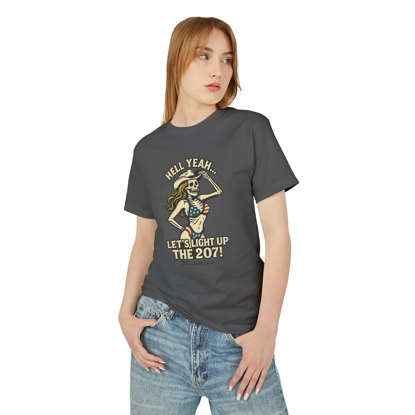 Skeleton Graphic Tee, Fun Casual Shirt, Unique Gift for Friends, Halloween Shirt, Everyday Wear