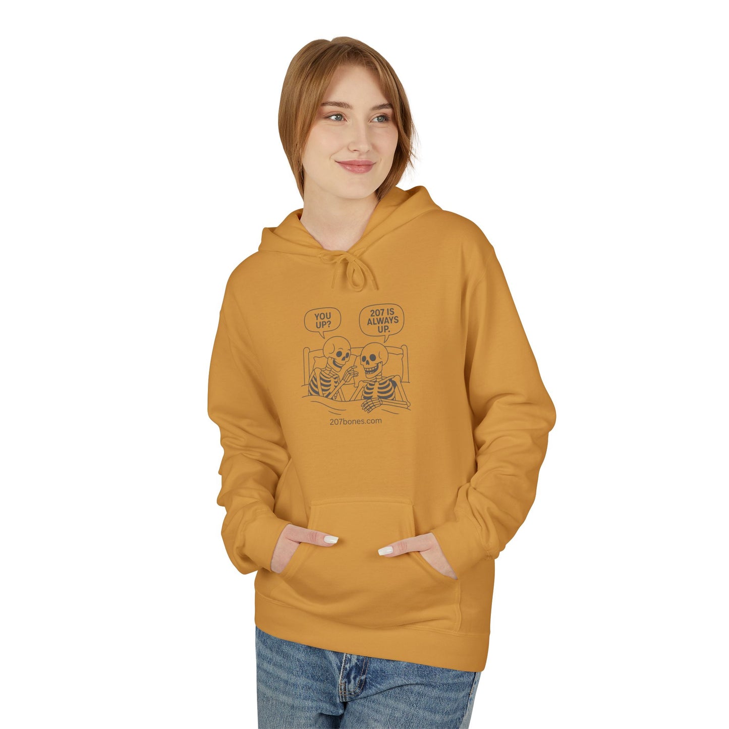 Fun Skeleton Graphic Hoodie, Cozy Gift for Halloween, Casual Wear, Everyday Comfort, Unisex Apparel