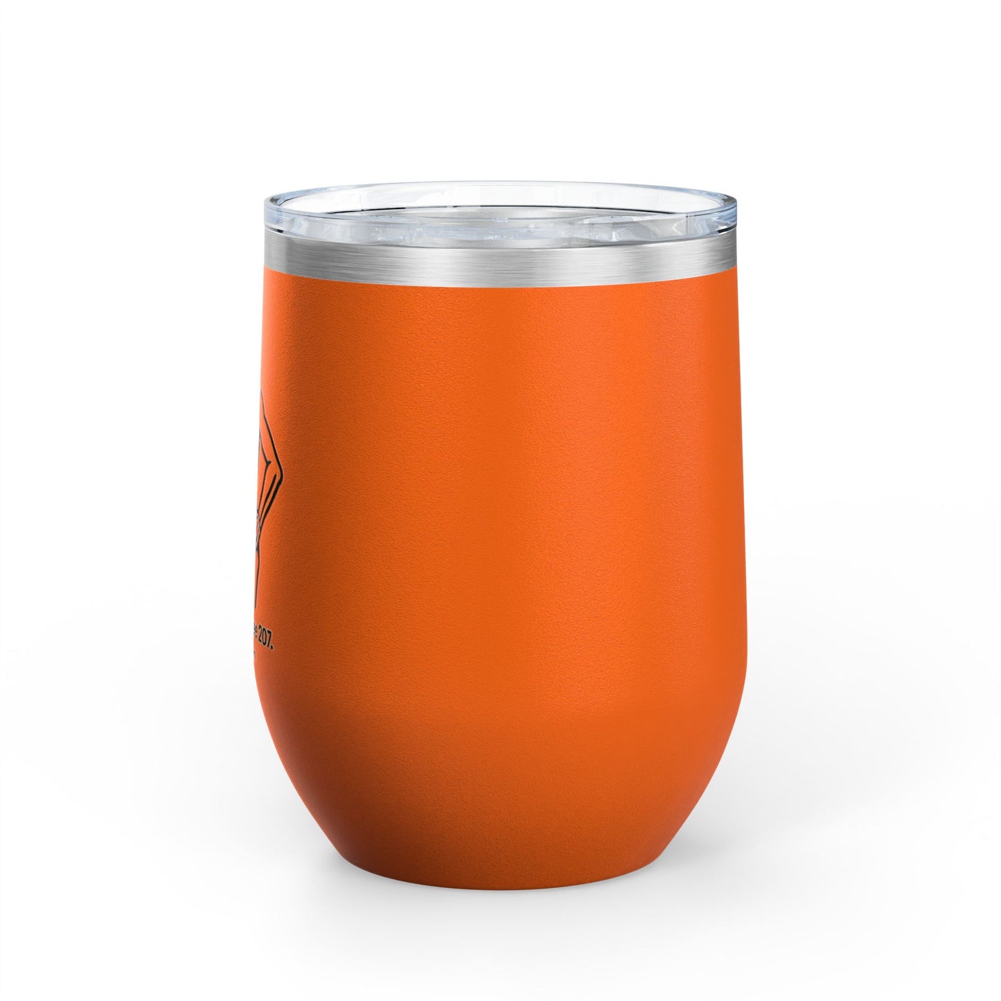 Fun Skeleton Wine Tumbler, 12oz - Drink 'til You See 207 - Perfect for Halloween Parties, Wine Lovers, Gifts for Friends, Unique Drinkware