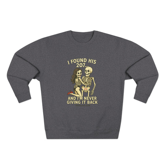 Fun Skeleton Party Sweatshirt, Unisex Halloween Crewneck, Unique Gift for Party Lovers, Cozy Fall Apparel, Perfect for Celebrations