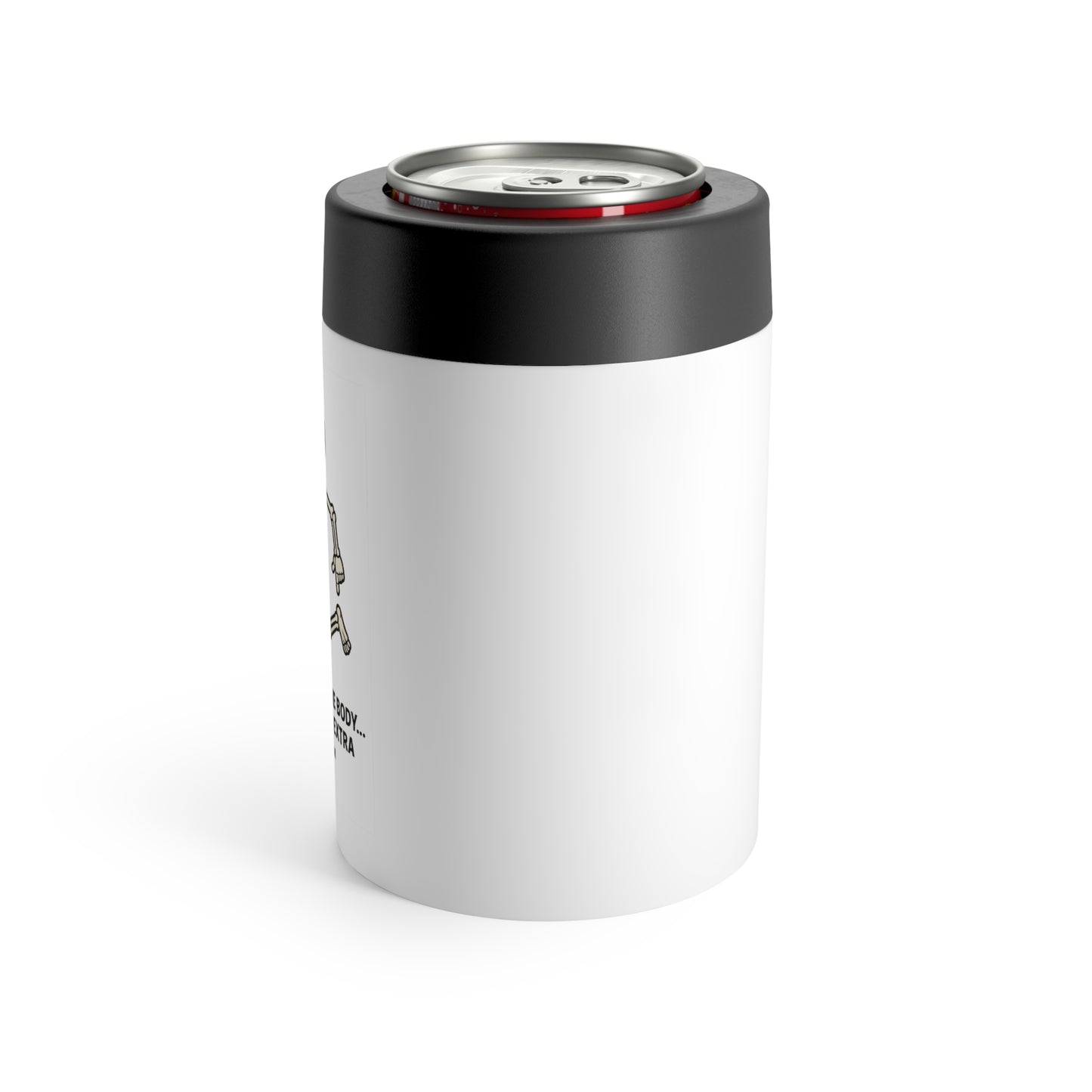 Skeleton-Themed Can Holder, Funny Drink Insulator for Halloween, Birthday Gift, Party Favor, Novelty Cooler