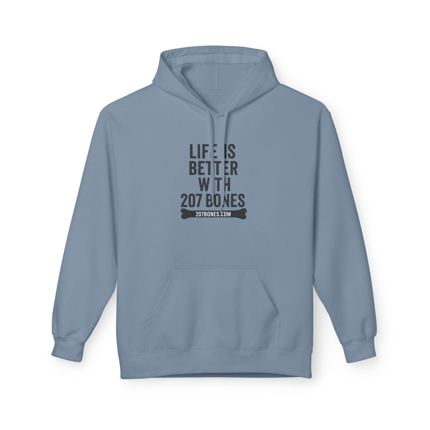 Life is Better with 207 Bones Hoodie, Unisex Softstyle Fleece Sweatshirt, Cozy Animal Lover Apparel, Gift for Pet Owners, Funny Dog [...]