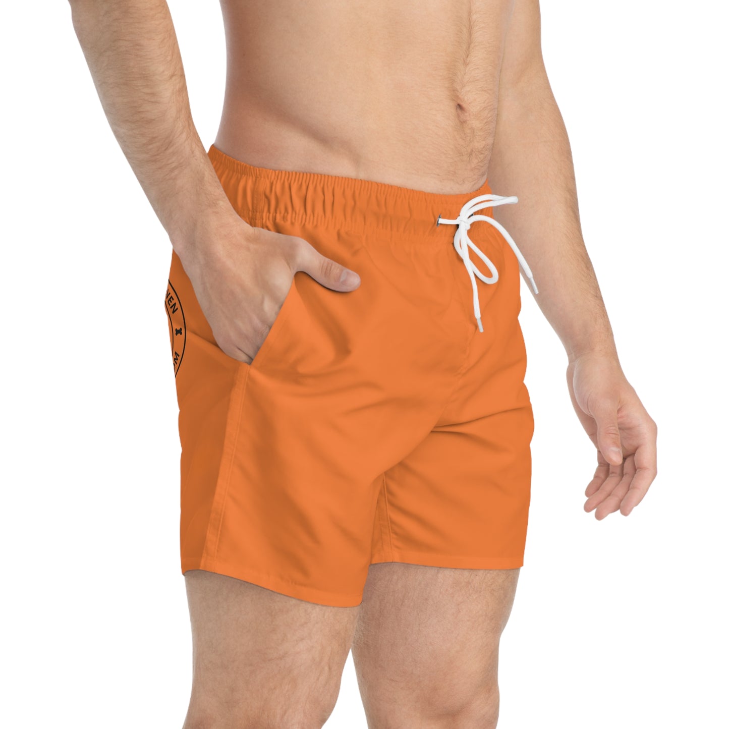 Vibrant Swim Trunks, Men’s Board Shorts, Summer Beachwear, Casual Pool Side Style, Fun Swimwear for Holidays