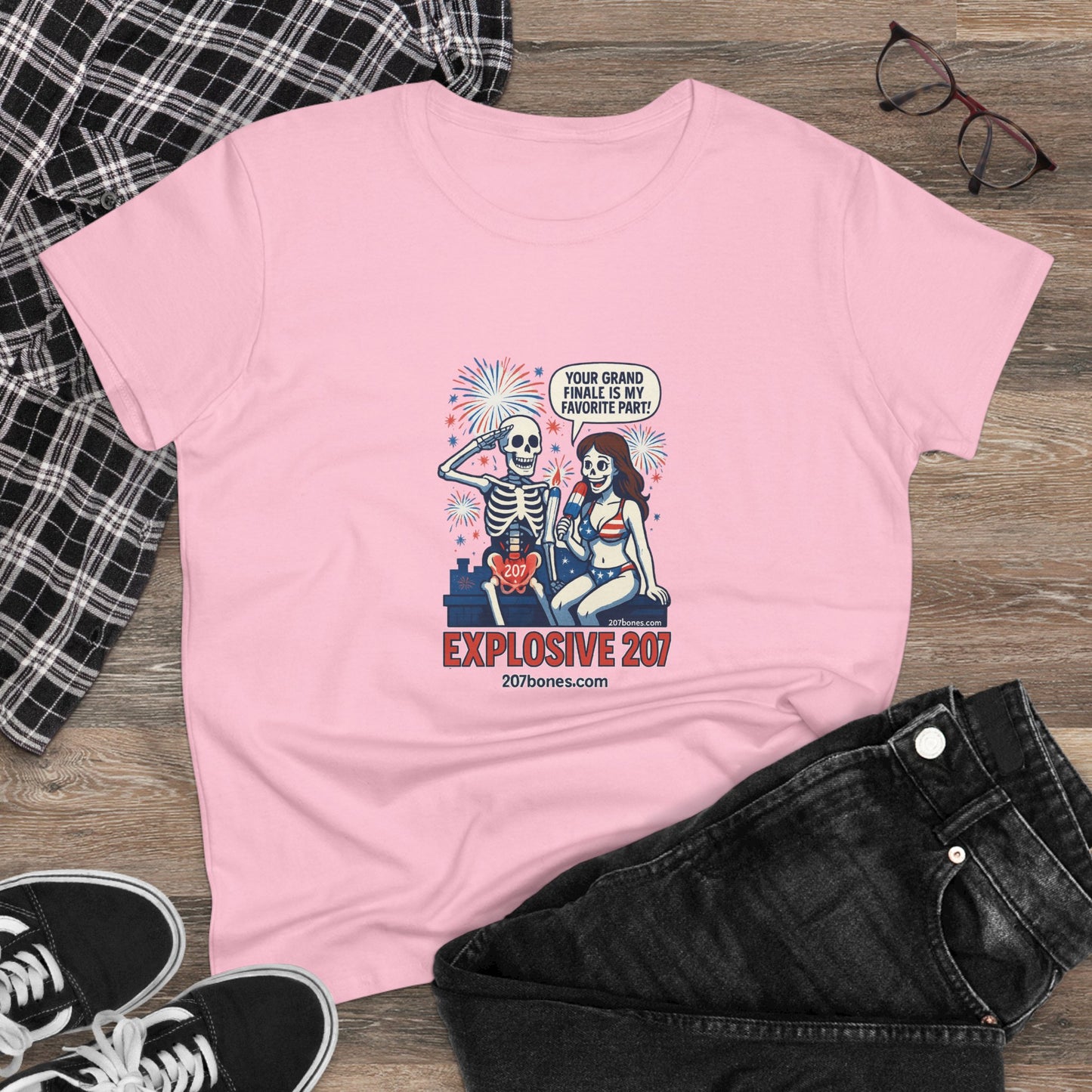 Festive Graphic Tee for Women, Fun Casual Top, Independence Day Shirt, Summer Celebration T-Shirt, Gift for Friends