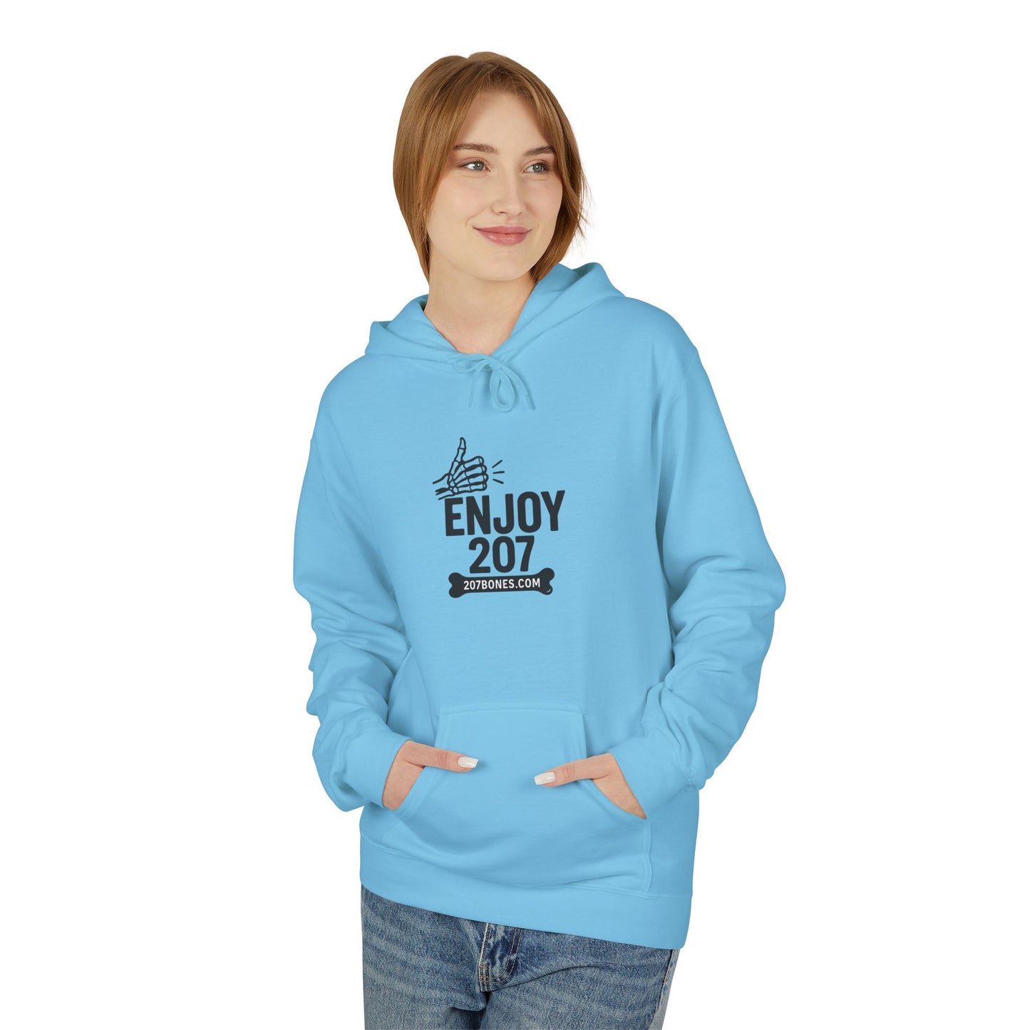 Enjoy 2017 Unisex Fleece Hoodie, Comfortable Gift, Casual Wear, Party Outfit, Cozy Layering Piece, Birthday Gift