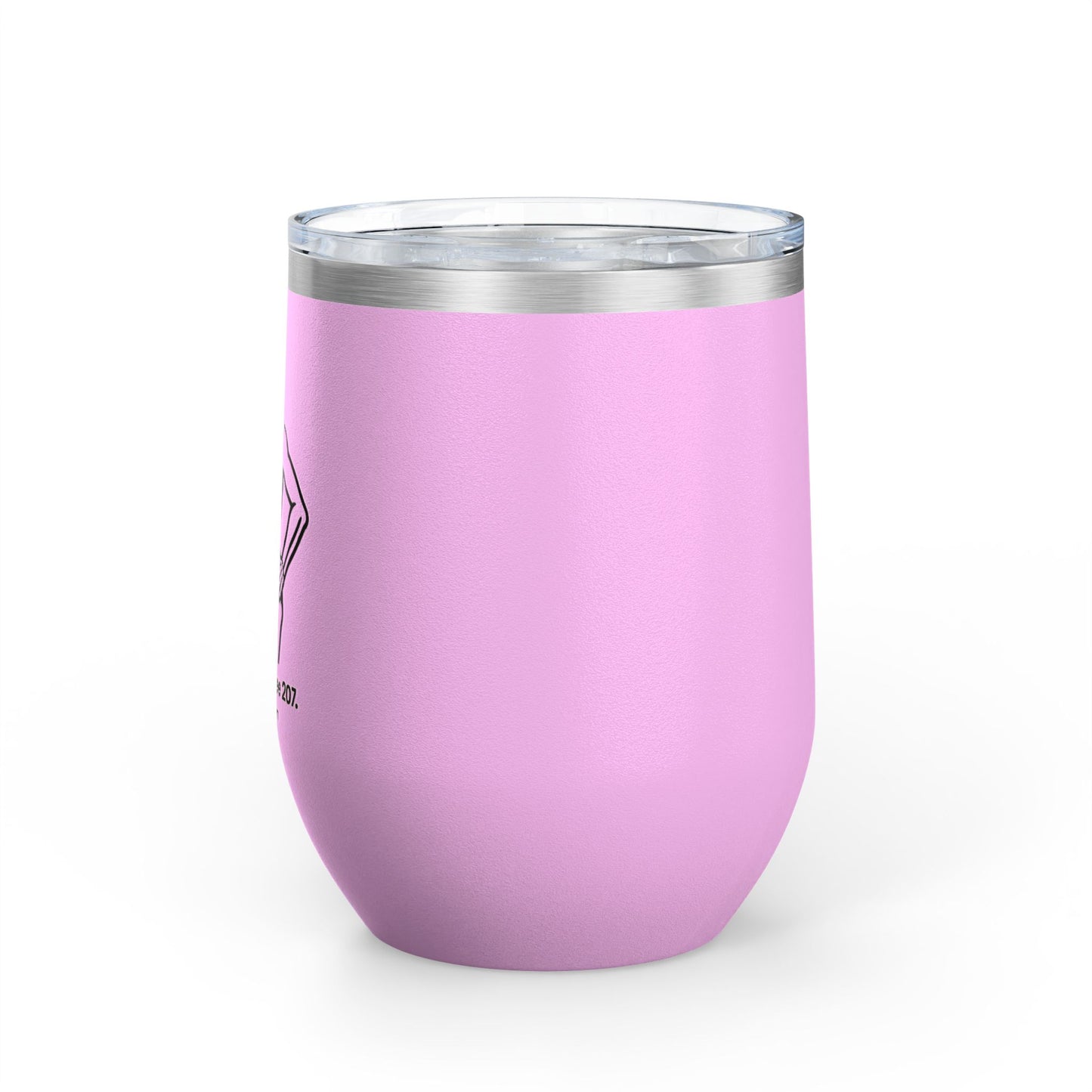Fun Skeleton Wine Tumbler, 12oz - Drink 'til You See 207 - Perfect for Halloween Parties, Wine Lovers, Gifts for Friends, Unique Drinkware