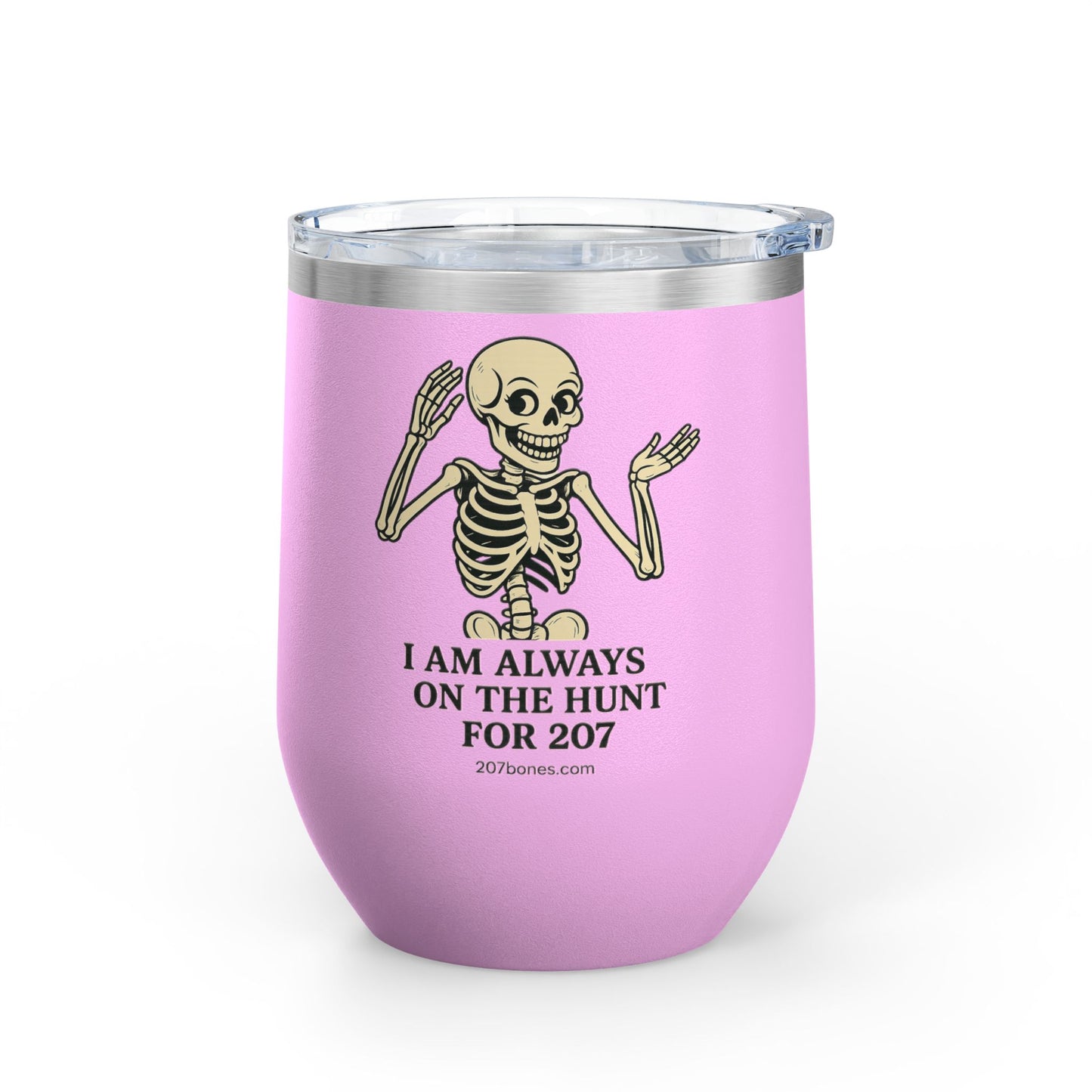 Charming Skeleton Wine Tumbler, Fun Gifts for Halloween, Unique Party Favor, Sip-Friendly, Durable Drinkware, Perfect for Wine Lovers