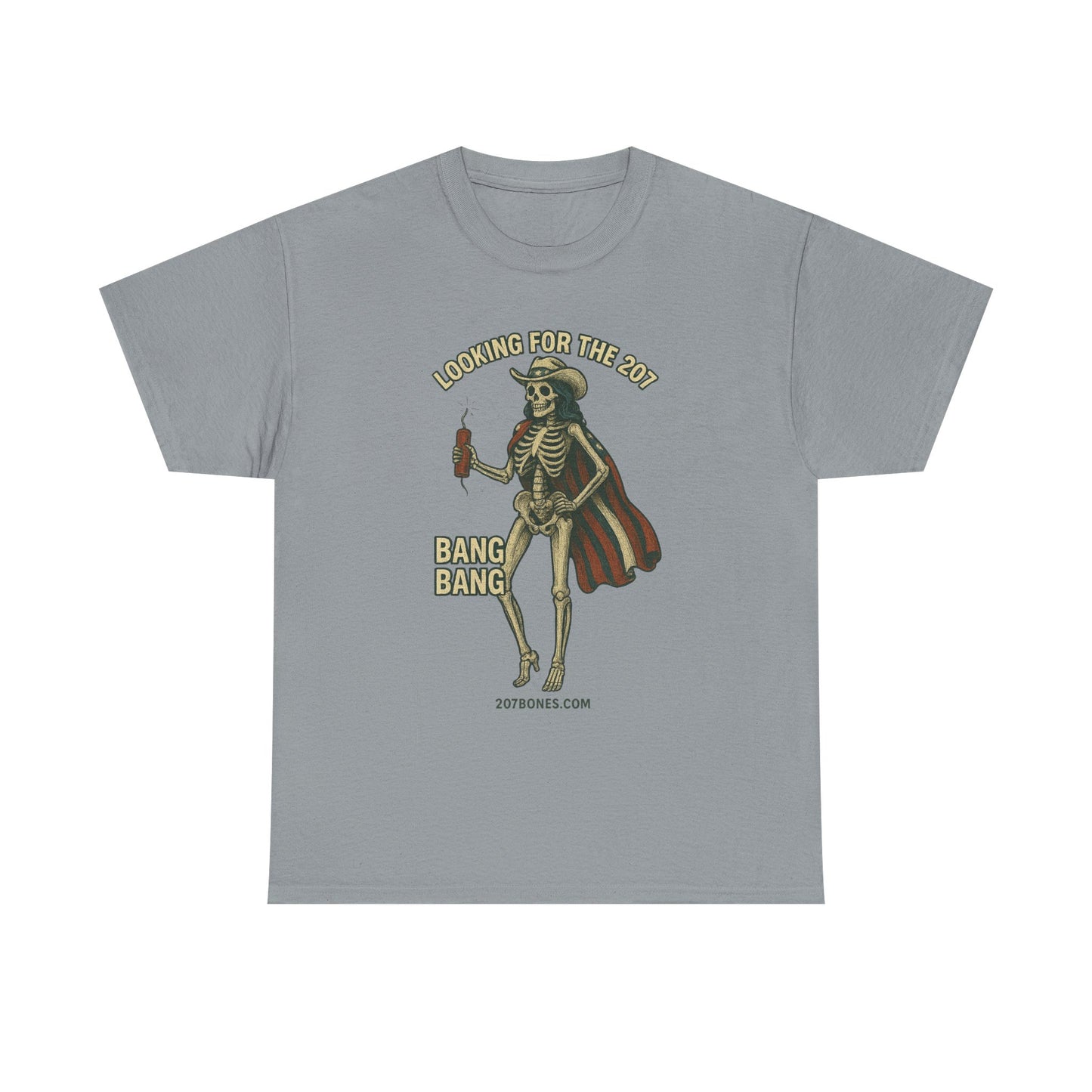 Spooky Skeleton Tee, Halloween Shirt, Unisex Graphic Tee, Casual Wear, Quirky Apparel, Fun Gift for Any Occasion
