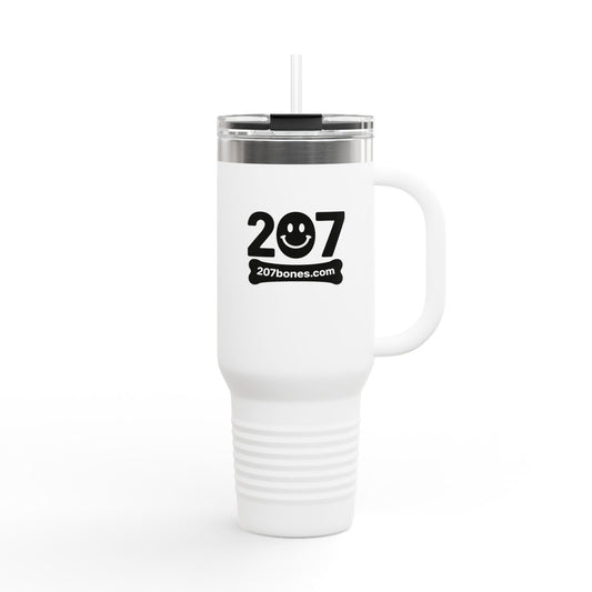 207 Bones Smile - Insulated Travel Mug - 40oz, Perfect for Coffee Lovers