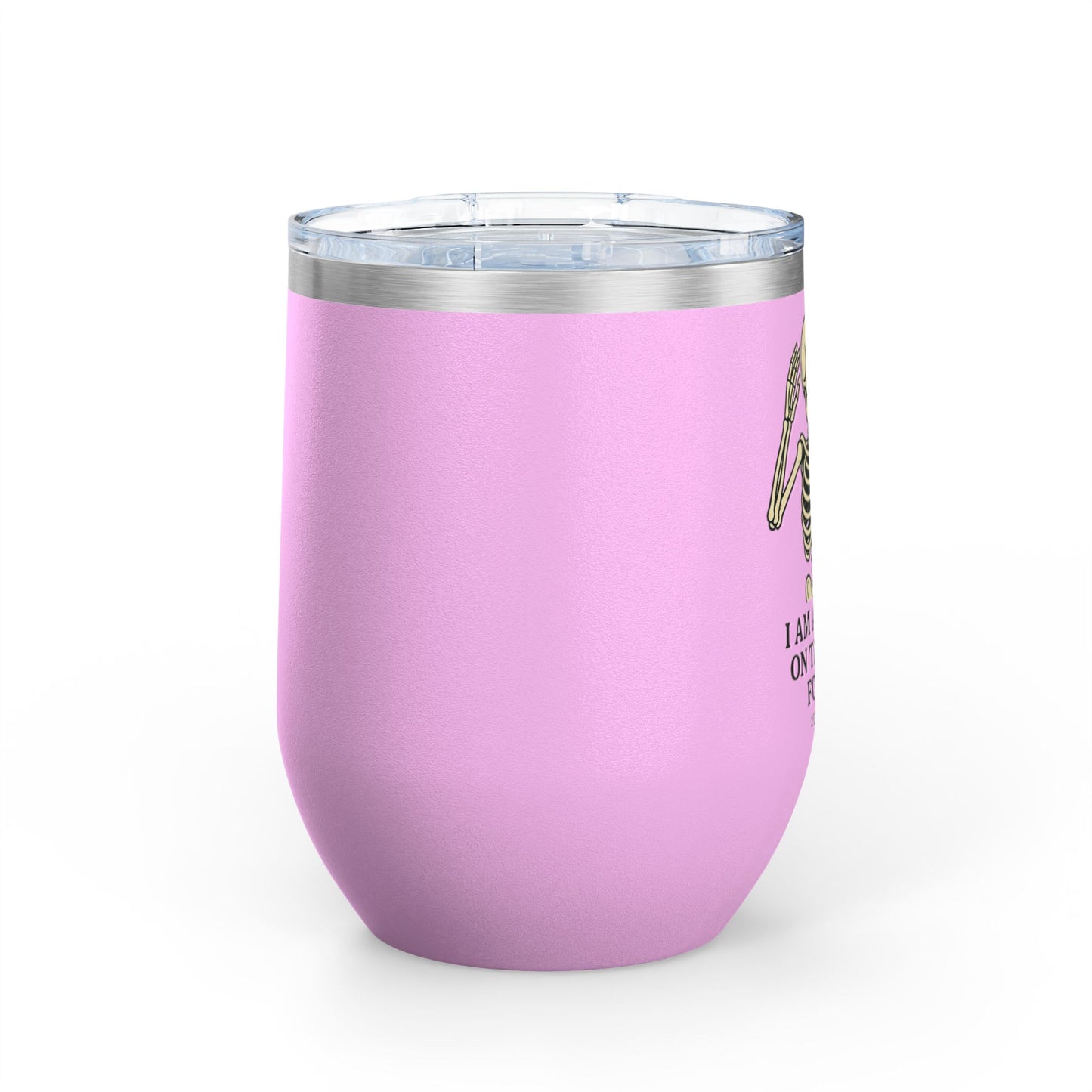 Charming Skeleton Wine Tumbler, Fun Gifts for Halloween, Unique Party Favor, Sip-Friendly, Durable Drinkware, Perfect for Wine Lovers