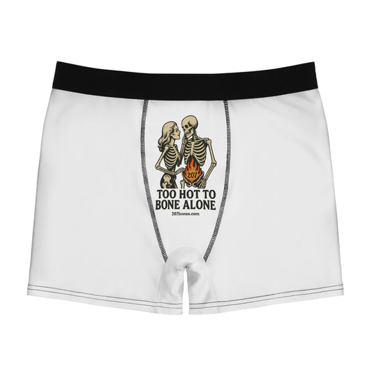Men's Funny Boxer Briefs, Skeleton Design, Halloween Gift, Unique Underwear, Comfortable Boxers, Novelty Menswear