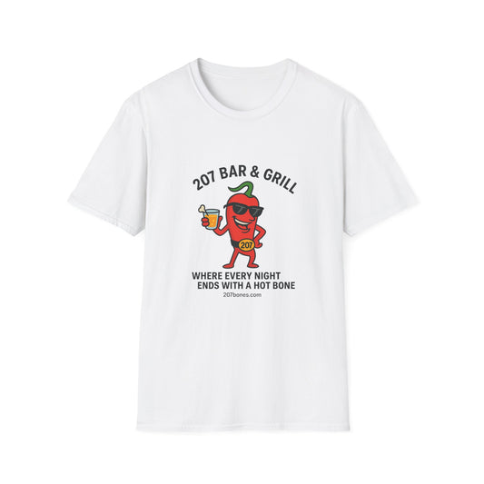 Fun Chili Bar & Grill T-Shirt, Perfect for BBQs, Casual Wear, Gift for Grill Lovers, Summer Parties, Foodie Apparel