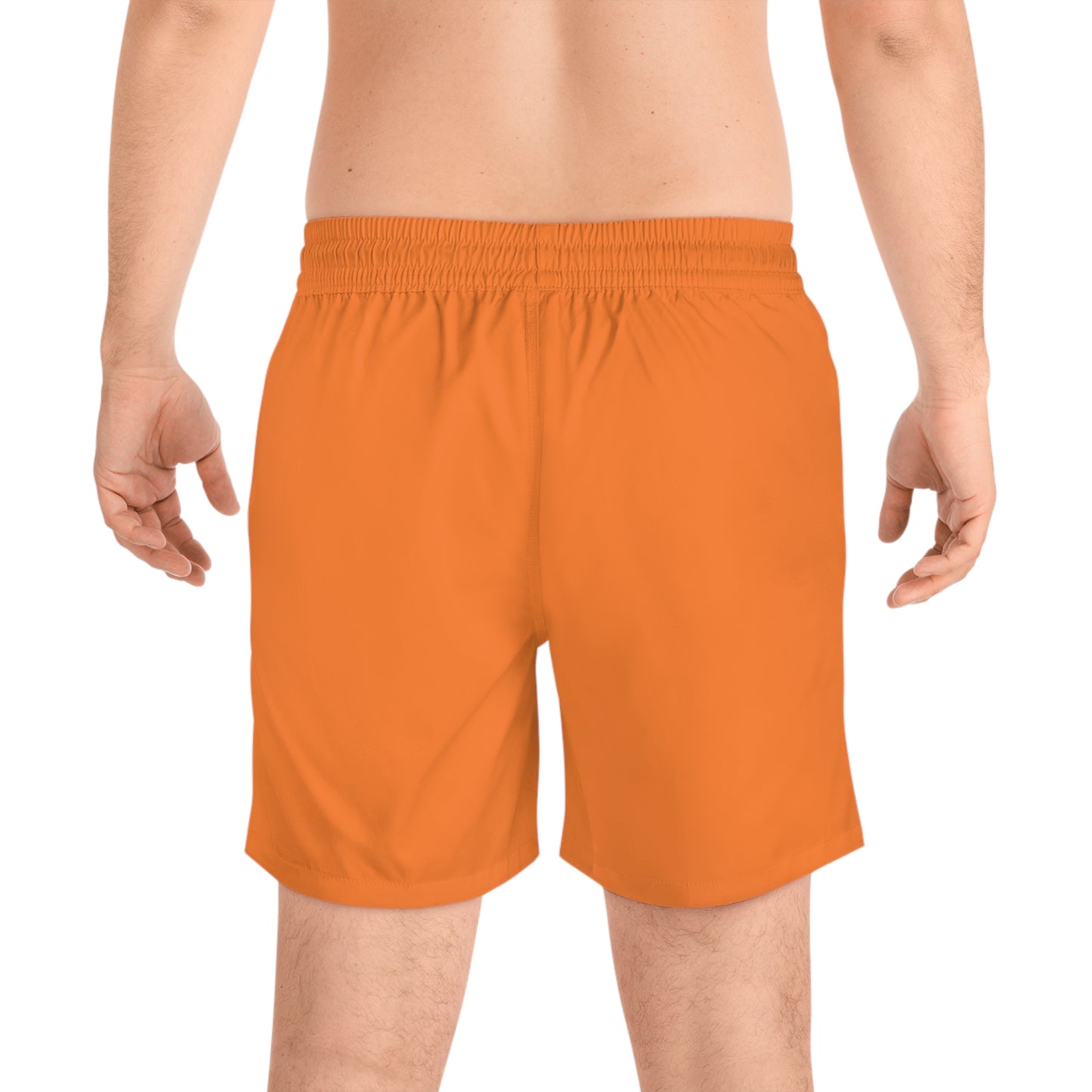 Men's Mid-Length Swim Shorts, Summer Swim Trunks, Beachwear, Vacation Shorts, Poolside Essentials
