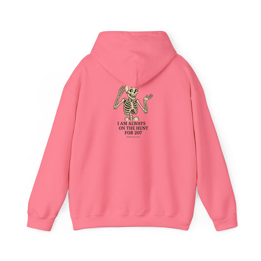 Stylish Unisex Hoodie with Playful Skeleton Design - Cozy, Casual, Perfect for All Seasons, Ideal Gift for Halloween and Trendy Wearers.