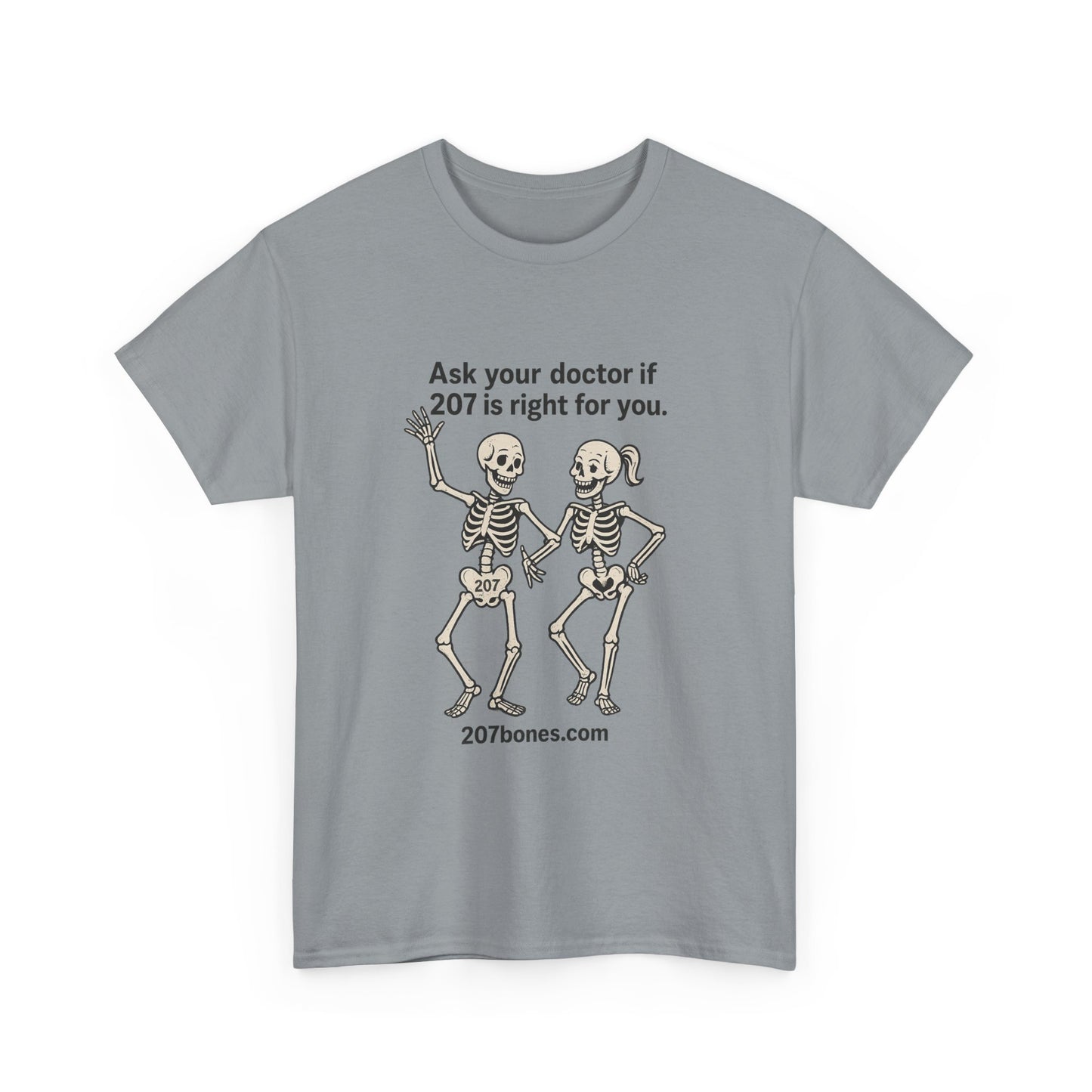 Humorous Skeleton Tee - Perfect for Halloween, Gifts, Parties, Casual Wear, Sarcastic Doctor Joke Shirt