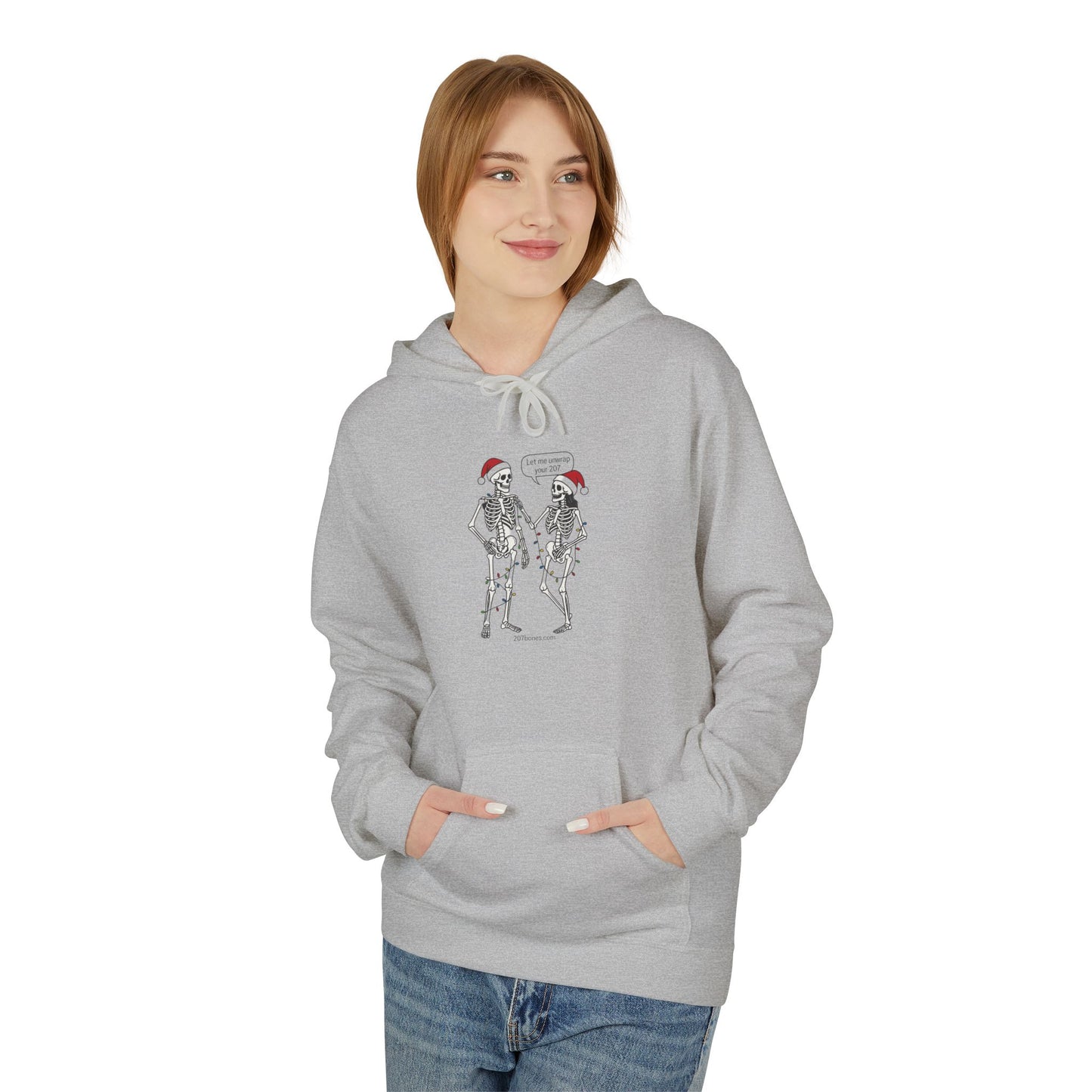 Festive Graphic Hoodie, Christmas Gift, Holiday Apparel, Cozy Winter Wear