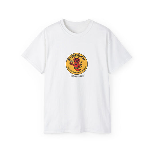 Unisex Retro Graphic Tee - Vintage Style Casual Shirt, Fashionable Gift, Everyday Wear, Festival Outfit, Bar & Grill Aesthetic