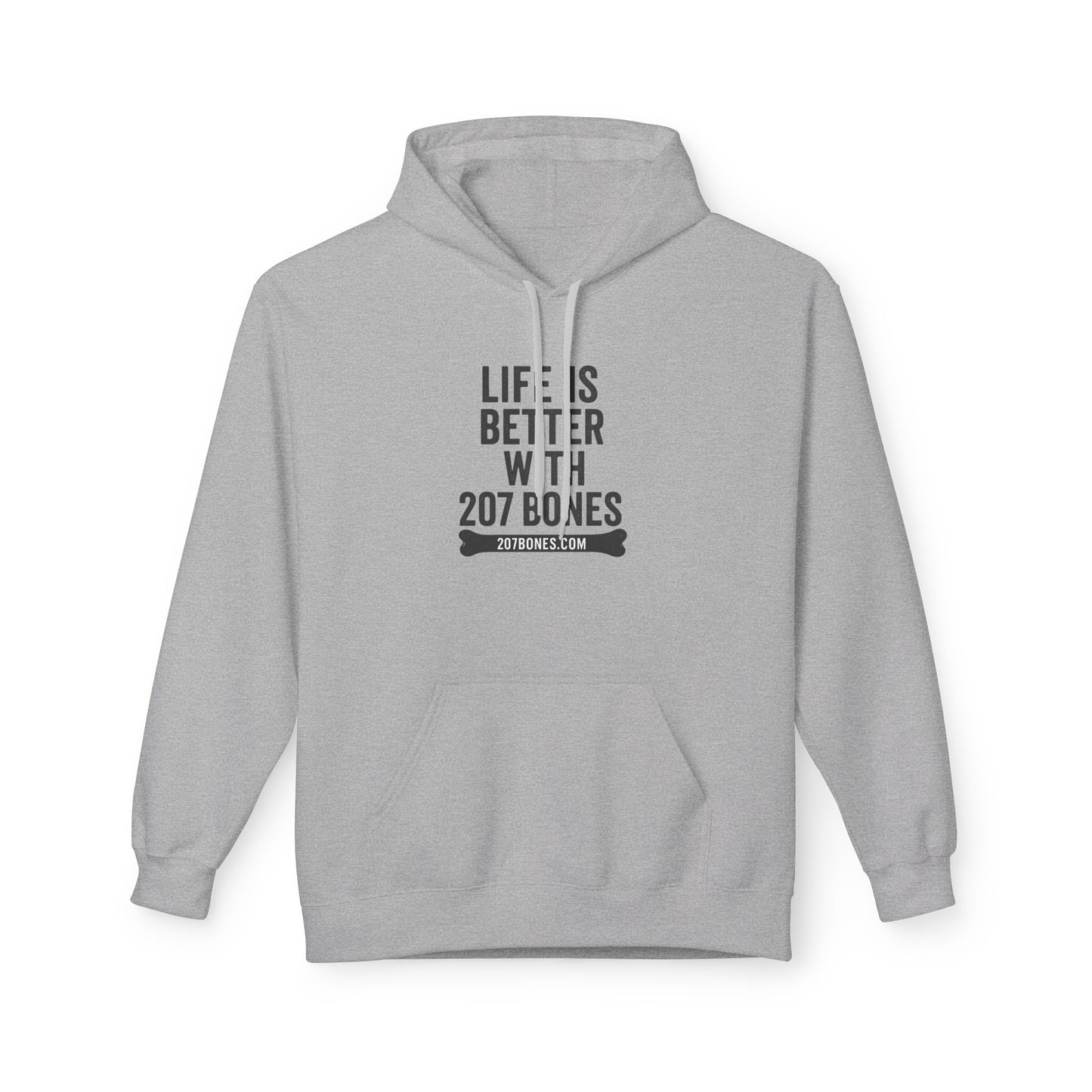 Life is Better with 207 Bones Hoodie, Unisex Softstyle Fleece Sweatshirt, Cozy Animal Lover Apparel, Gift for Pet Owners, Funny Dog [...]
