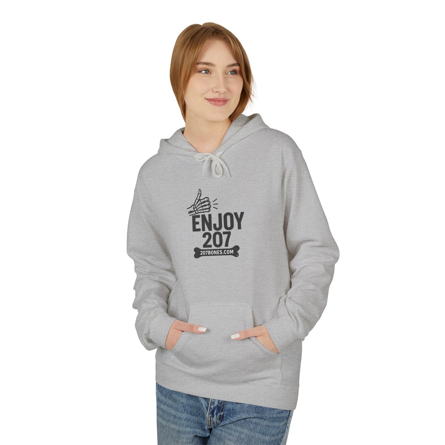 Enjoy 2017 Unisex Fleece Hoodie, Comfortable Gift, Casual Wear, Party Outfit, Cozy Layering Piece, Birthday Gift