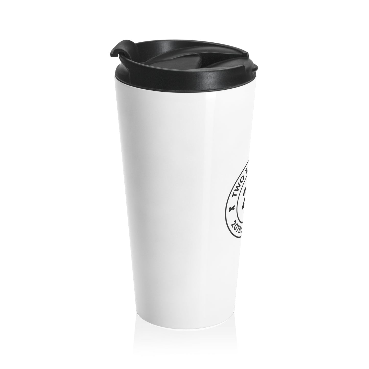 207 Bones White Stainless Steel Travel Mug #2