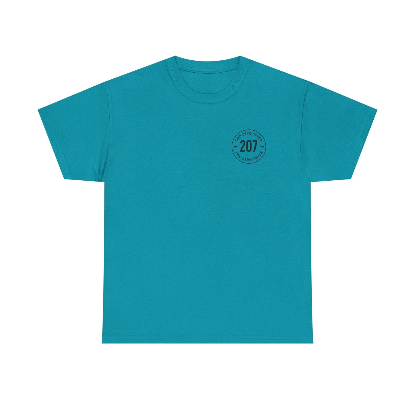 Unisex Heavy Cotton Tee - Bone of the Free, Home of the 207, American Spirit T-Shirt, Patriotic Tee, Casual Wear, Gift for Veterans