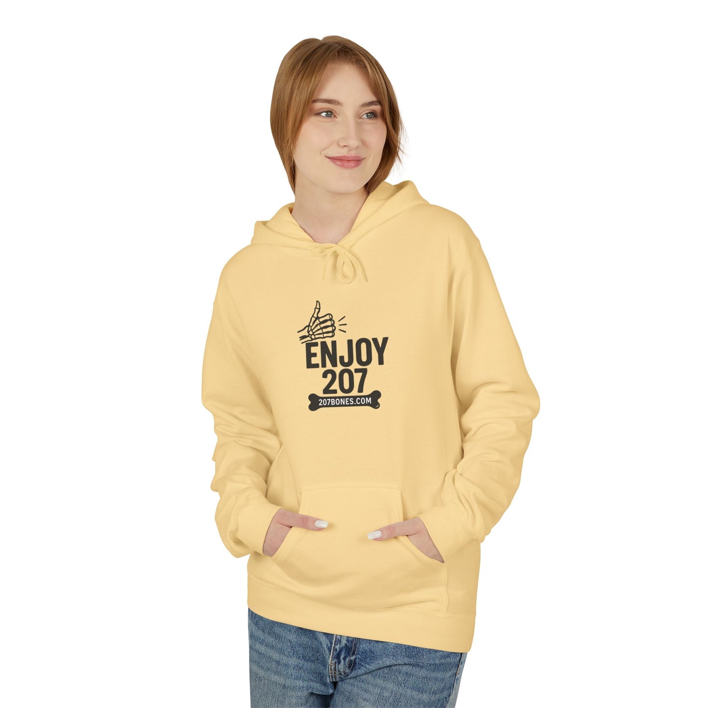 Enjoy 2017 Unisex Fleece Hoodie, Comfortable Gift, Casual Wear, Party Outfit, Cozy Layering Piece, Birthday Gift