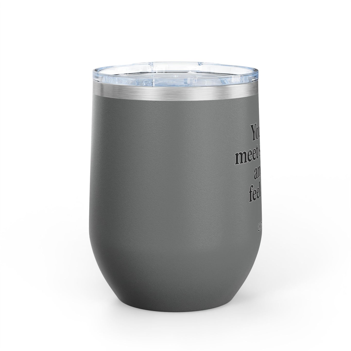 Wine Tumbler with Quote, Perfect for Wine Lovers, Unique Gift for Friends, 12oz Insulated Tumbler for Parties, Outdoor Events, and [...]