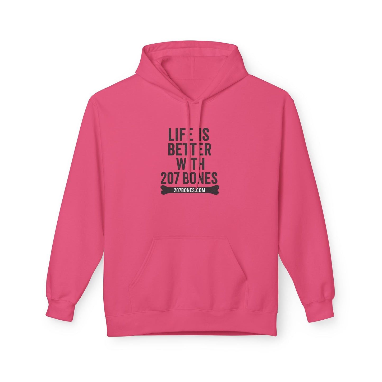 Life is Better with 207 Bones Hoodie, Unisex Softstyle Fleece Sweatshirt, Cozy Animal Lover Apparel, Gift for Pet Owners, Funny Dog [...]