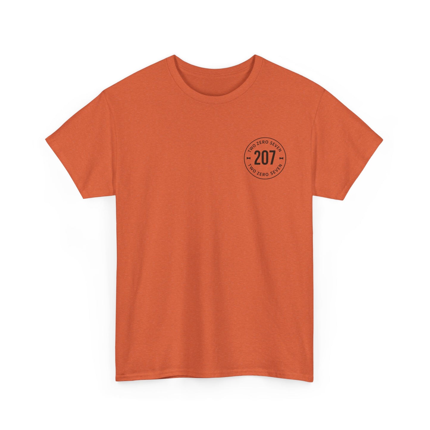 Unisex Heavy Cotton Tee - Bone of the Free, Home of the 207, American Spirit T-Shirt, Patriotic Tee, Casual Wear, Gift for Veterans