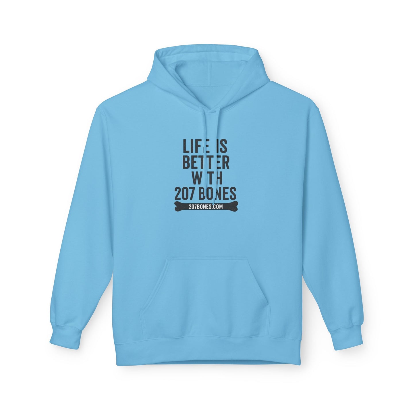 Life is Better with 207 Bones Hoodie, Unisex Softstyle Fleece Sweatshirt, Cozy Animal Lover Apparel, Gift for Pet Owners, Funny Dog [...]