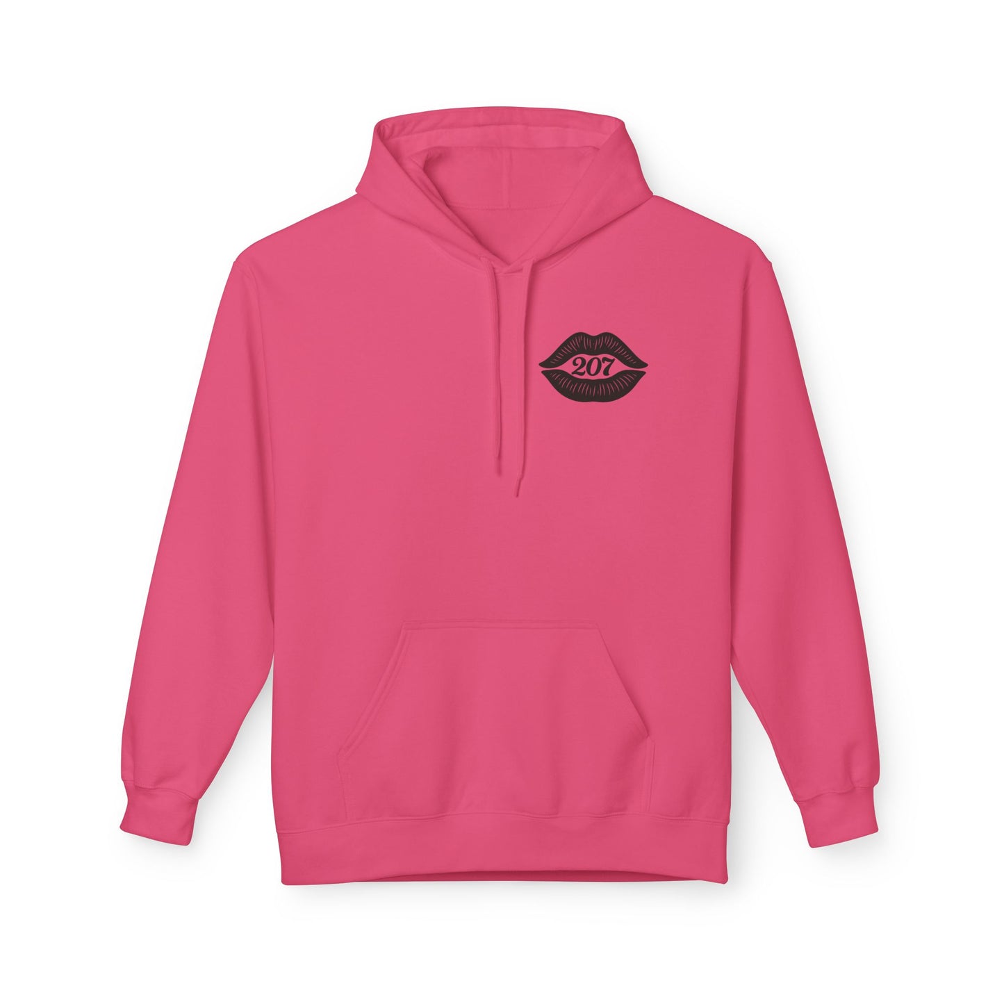 Chic Skull & Lip Print Hoodie, Graphic Sweatshirt for Fashion Lovers, Perfect for Cozy Days, Gifts for Friends, Halloween Outfit