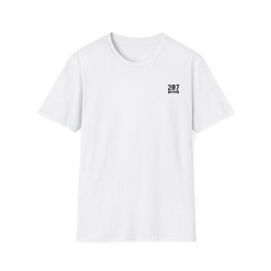 Chill Vibes Unisex T-Shirt - Relax It's 207 Time Design, Skeleton Tee, Casual Everyday Wear, Perfect for Halloween, Gift for Friends
