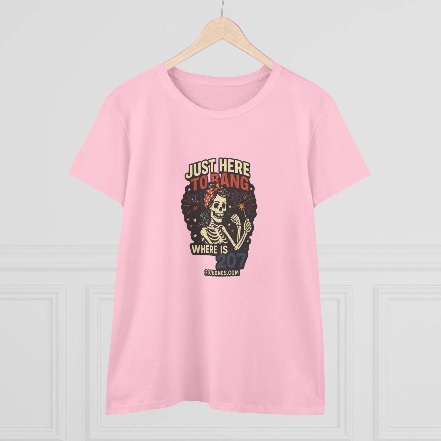 Casual Funny Graphic Tee - Just Here to Hang, Cute Gift for Friends, Halloween, Everyday Wear, Trendy Style, Comfortable Cotton Shirt
