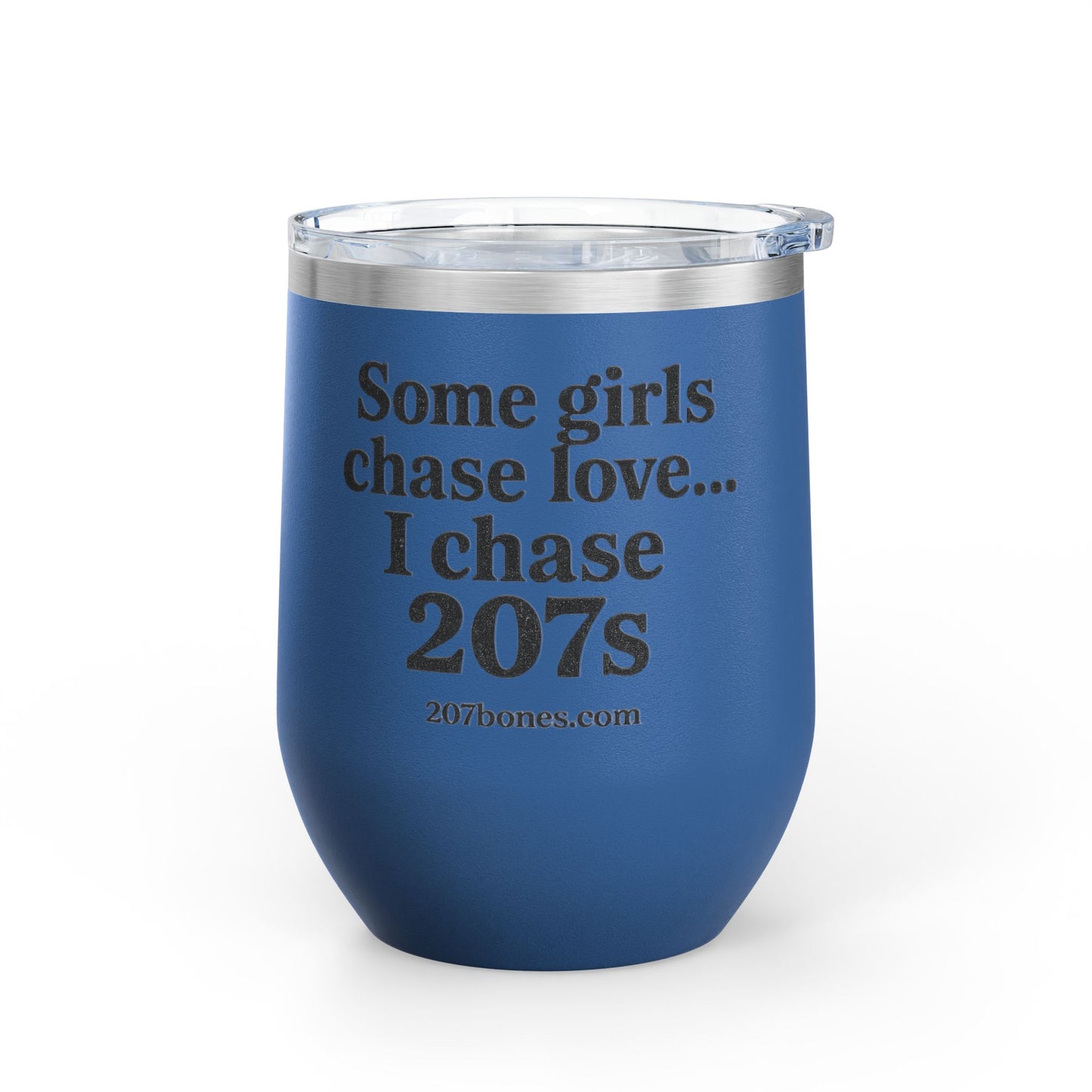 Wine Tumbler with Quote, Gifts for Car Lovers, Funny Wine Cup, Personalized Drinkware, Girls Who Chase 207s
