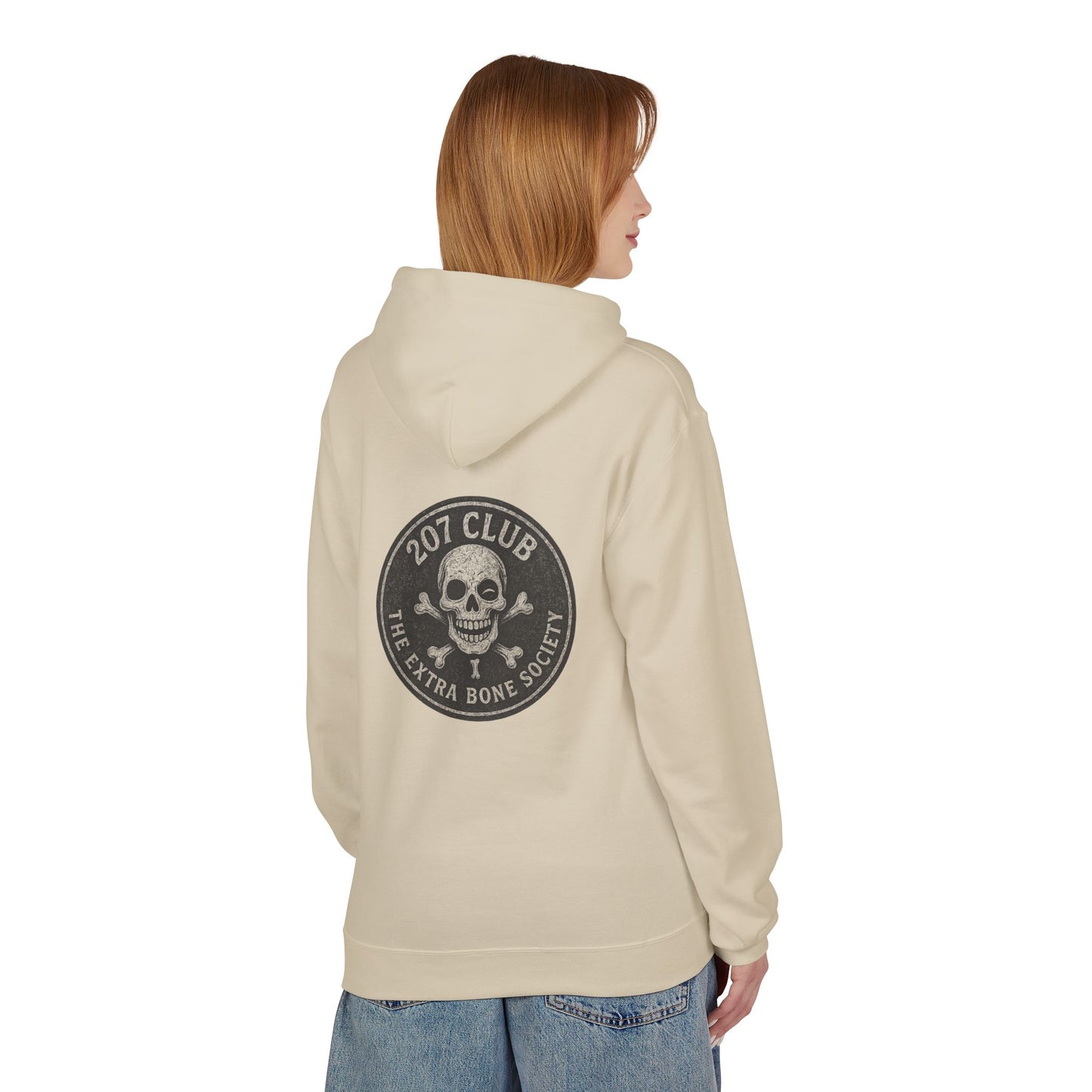 Chic Skull & Lip Print Hoodie, Graphic Sweatshirt for Fashion Lovers, Perfect for Cozy Days, Gifts for Friends, Halloween Outfit