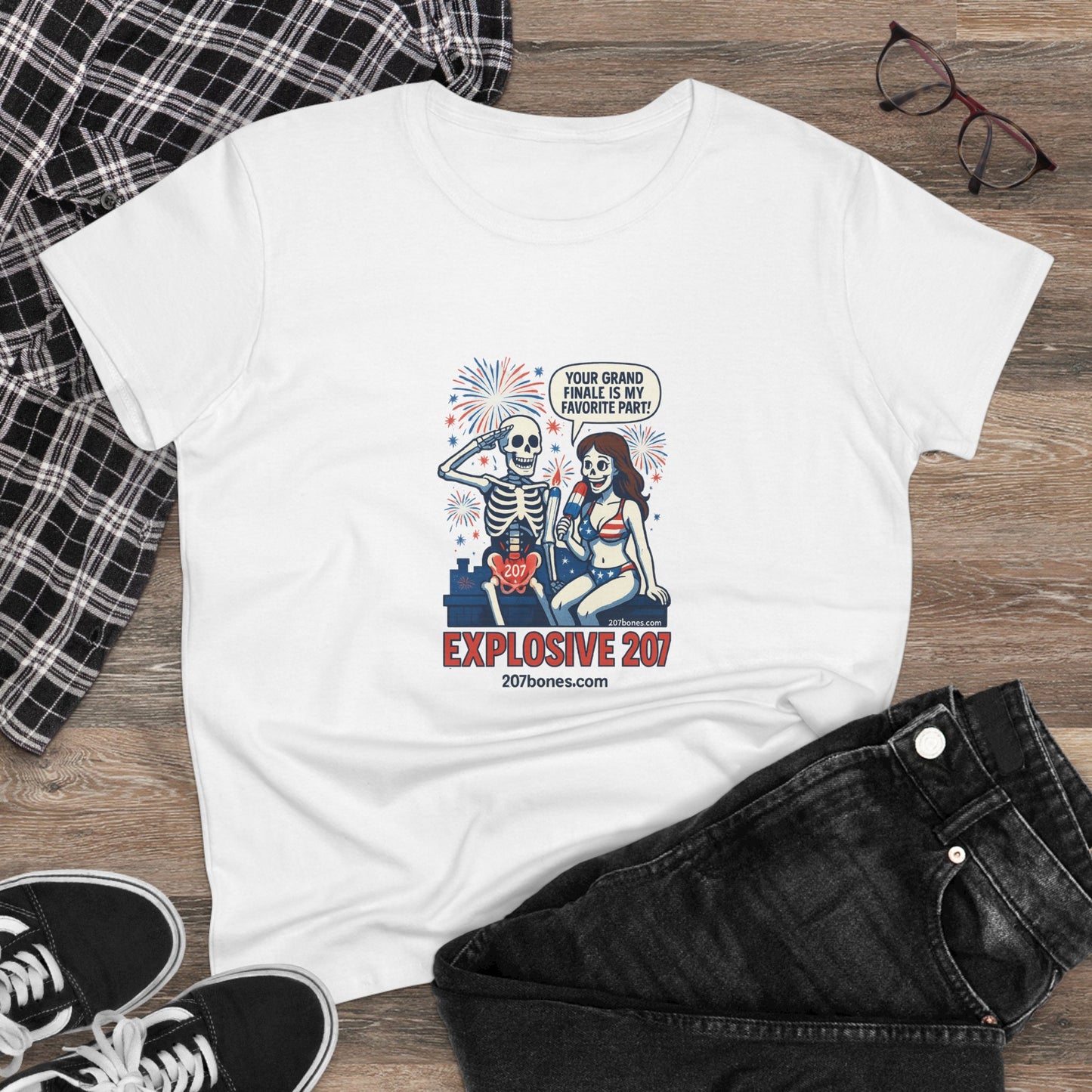 Festive Graphic Tee for Women, Fun Casual Top, Independence Day Shirt, Summer Celebration T-Shirt, Gift for Friends